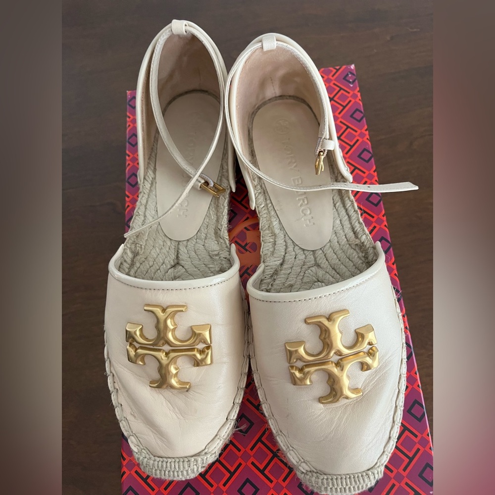 Tory Burch Eleanor Dorsay Espadrille Women’s size 6.5